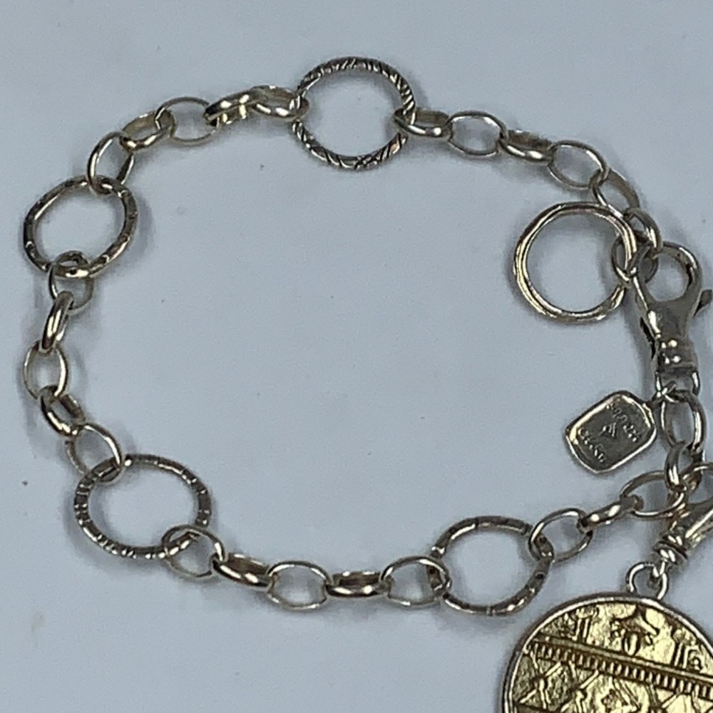 EUC Silpada Charm Link Bracelet B2469  *NOTE: coin charm sold separately